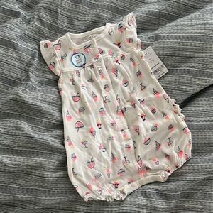 Carters ruffle bottom ice cream romper